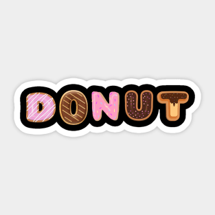 Donut Kawaii Foodie Yummy Vintage Japan Sticker